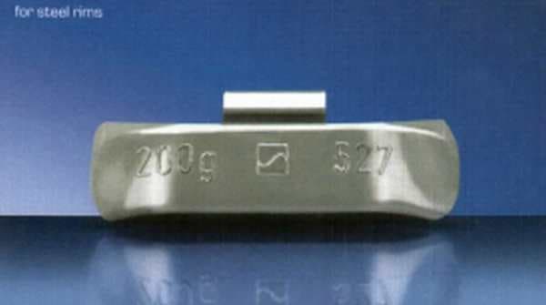 Imagine pentru produsul „(UF MULTIPLU DE 10)GREUTATE PLUMB CAMION TYP527 200G JANTA TABLA-HOFMANN"