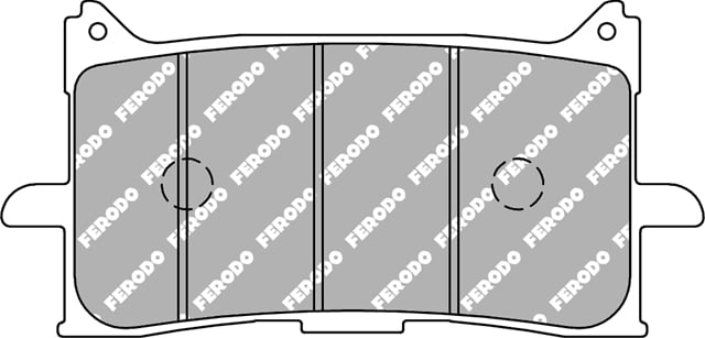 Imagine pentru produsul „SET PLACUTE FRANA SINTERIZATE - FERODO RACING"